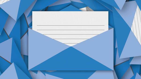 Letter in an envelope