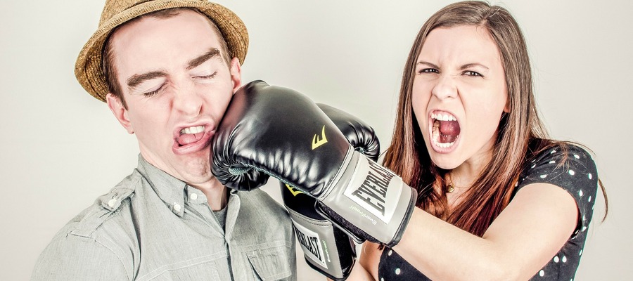 Couple having an argument