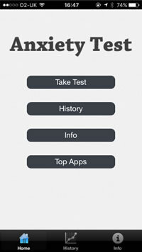 Anxiety Self Test app
